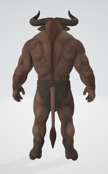 ミノタウロスの3Dモデル