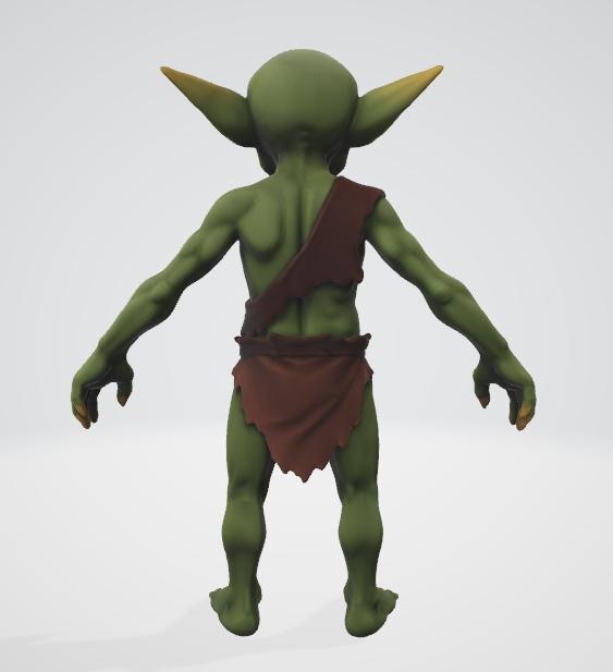 ゴブリンの3Dモデル