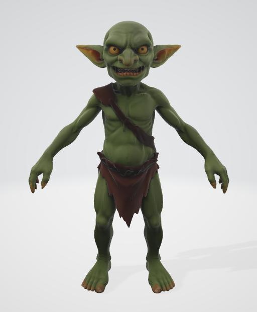 ゴブリンの3Dモデル