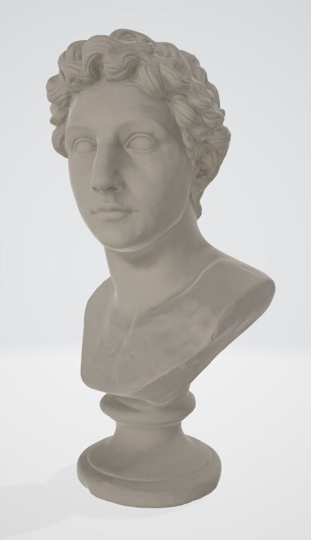 石膏像3Dモデル5点 詰め合わせ