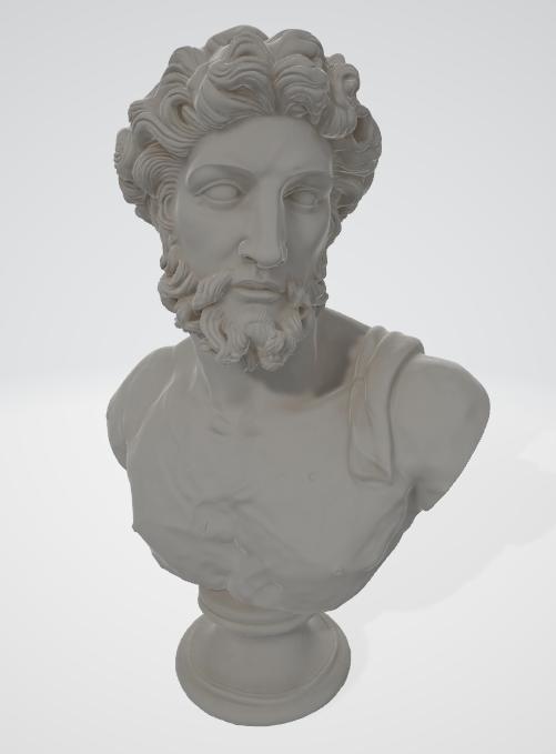 石膏像3Dモデル5点 詰め合わせ