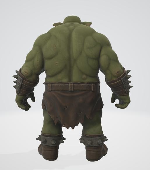 オークの3Dモデル
