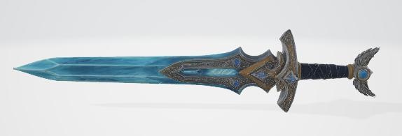 ファンタジーの剣の3Dモデル 3点セット