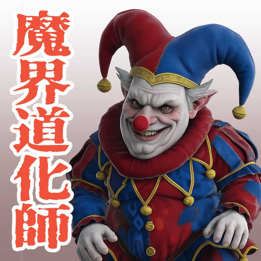 魔界道化師の3Dモデル