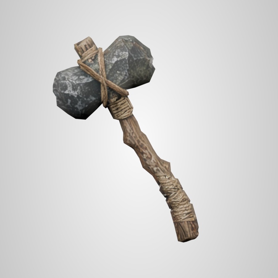 蛮族の武器の3Dモデル 10点セット
