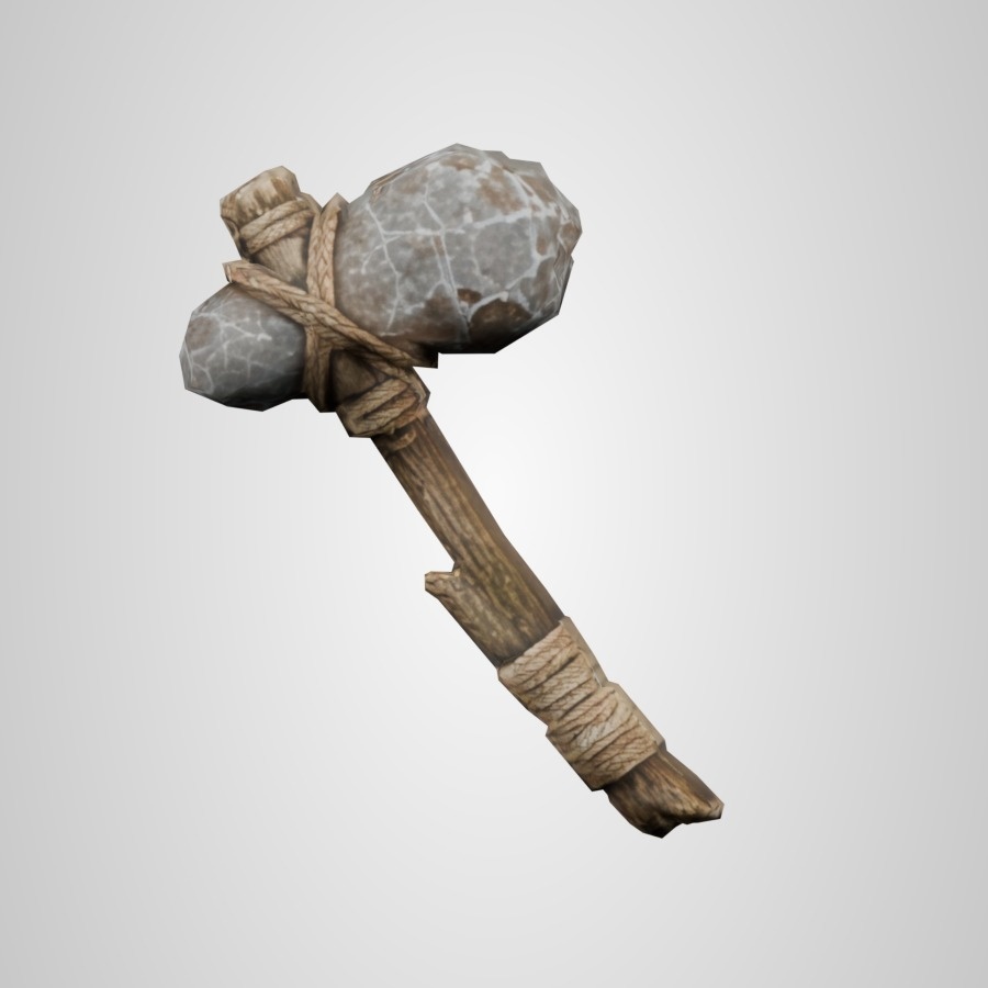 蛮族の武器の3Dモデル 10点セット