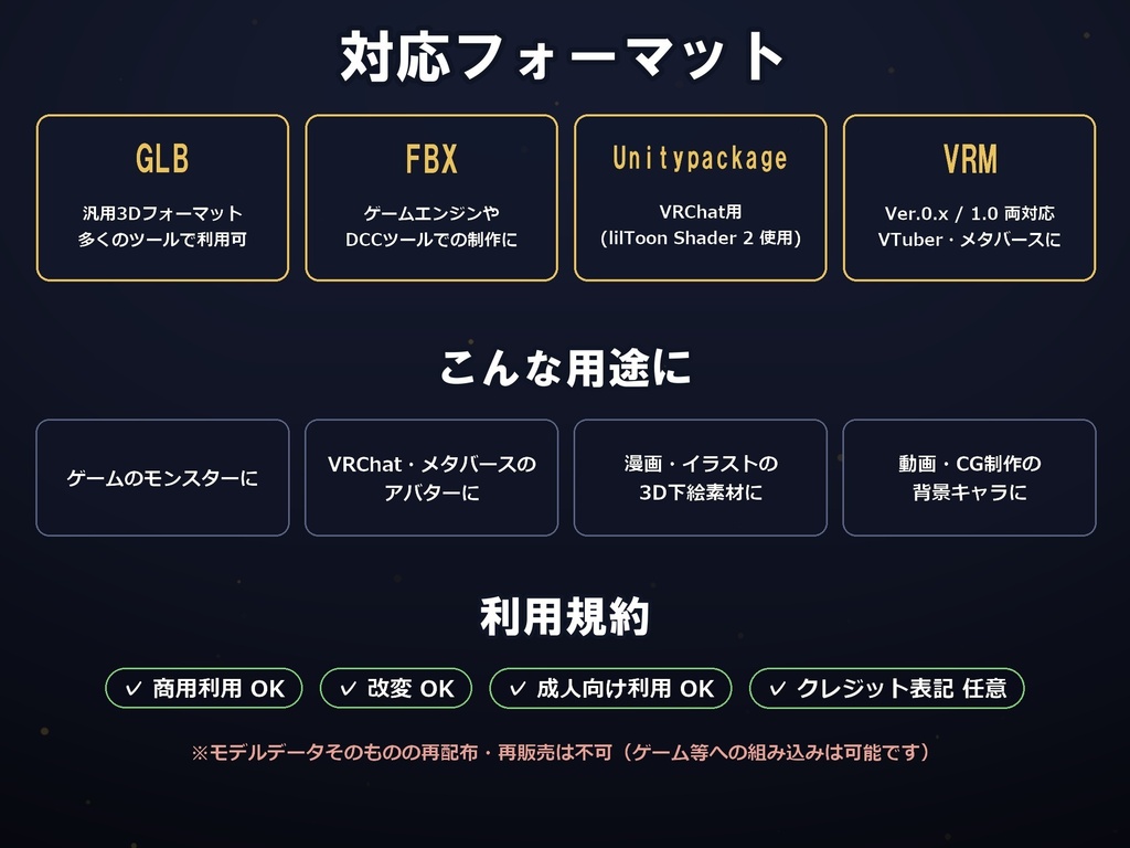 軽量3Dモデル素材集 ゴーレム7種セット