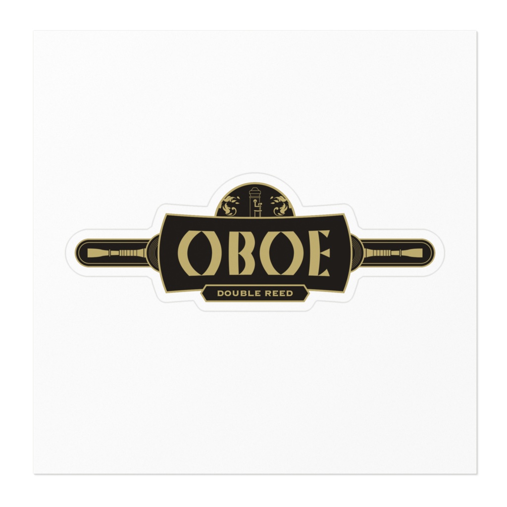 オーボエ 【ステッカー】