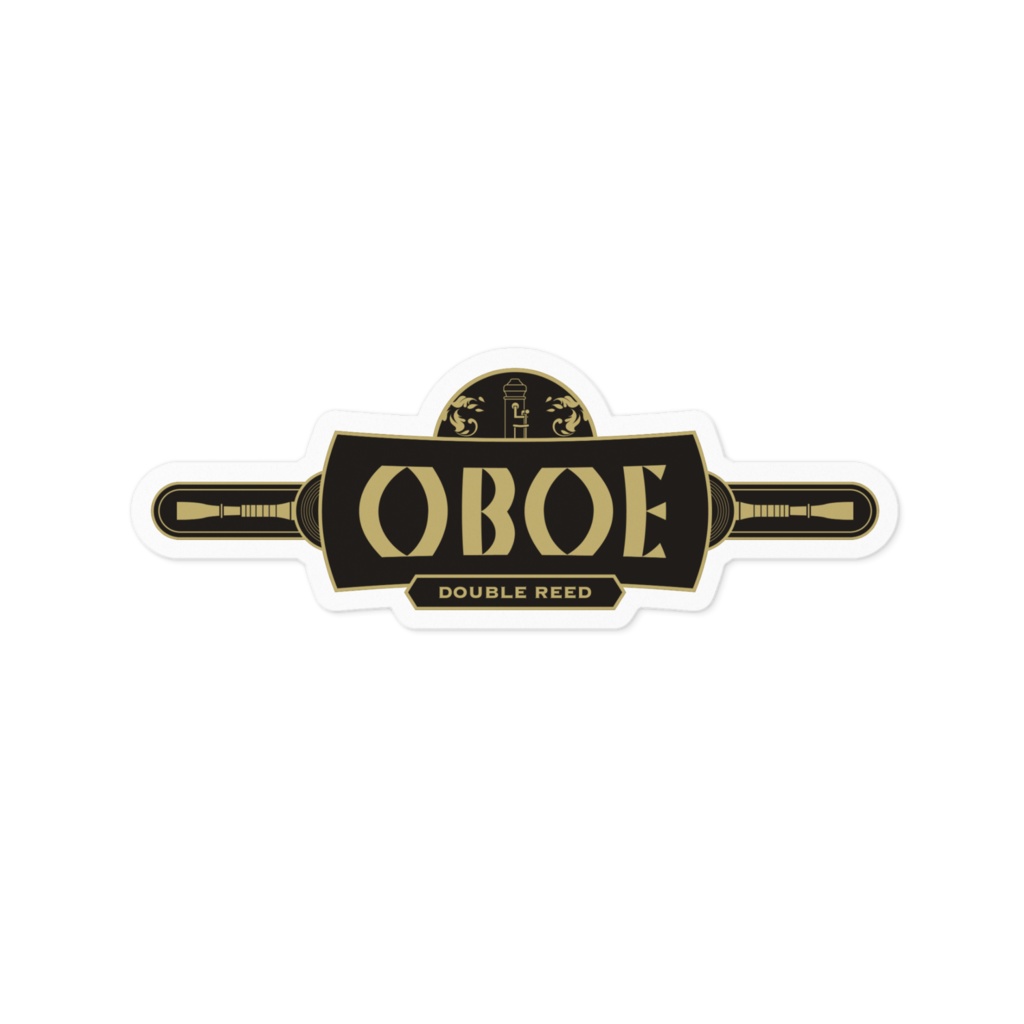 オーボエ 【ステッカー】