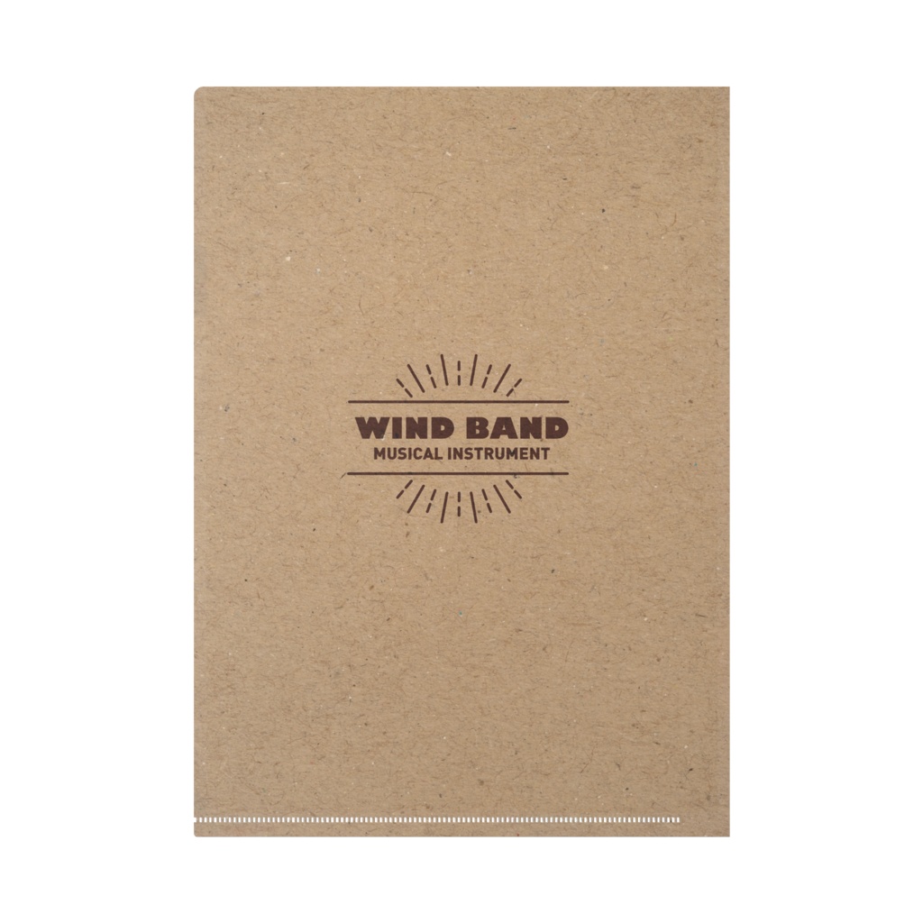 吹奏楽楽器ステッカー 【クリアファイルA4】