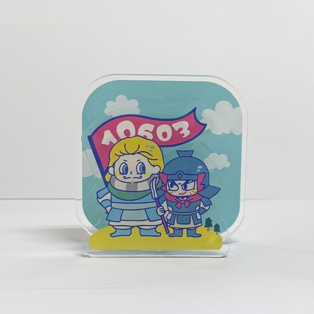 アクリルメモスタンド