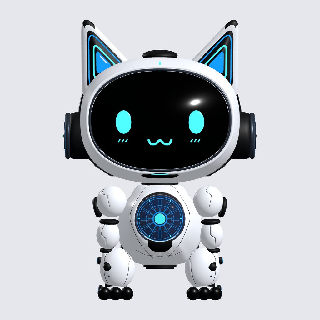 【VRChat / PC対応】MIO-01 v1.0.0|猫型ロボットアバター