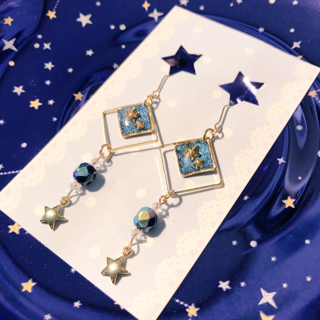 流れ星のピアス