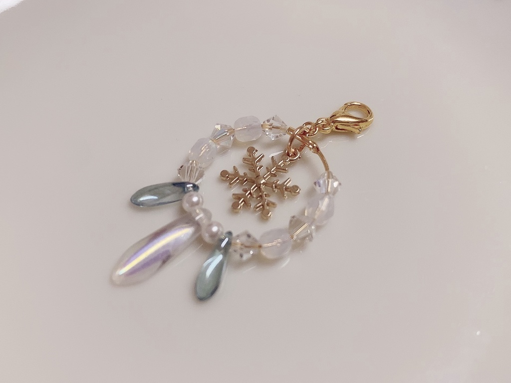 雪の結晶のチャーム〜クリアver.〜