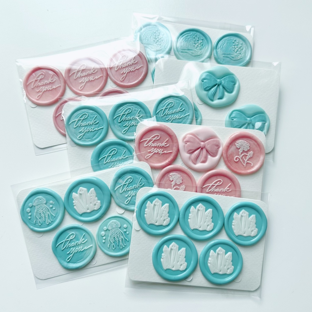 白雪のシーリングスタンプセット