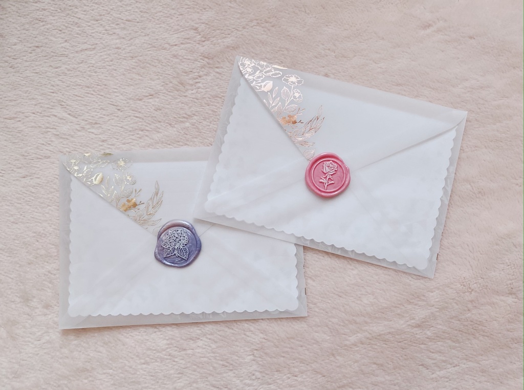 白雪のシーリングスタンプセット