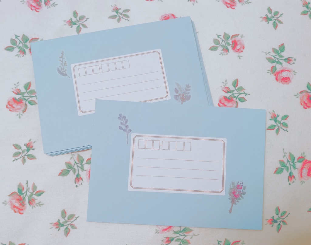 赤みパープルの紫陽花シーリングスタンプセット