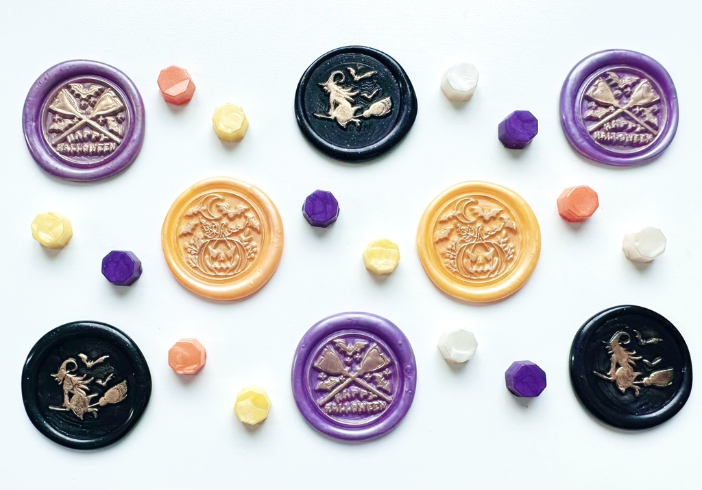 秋のシーリングワックススタンプセット