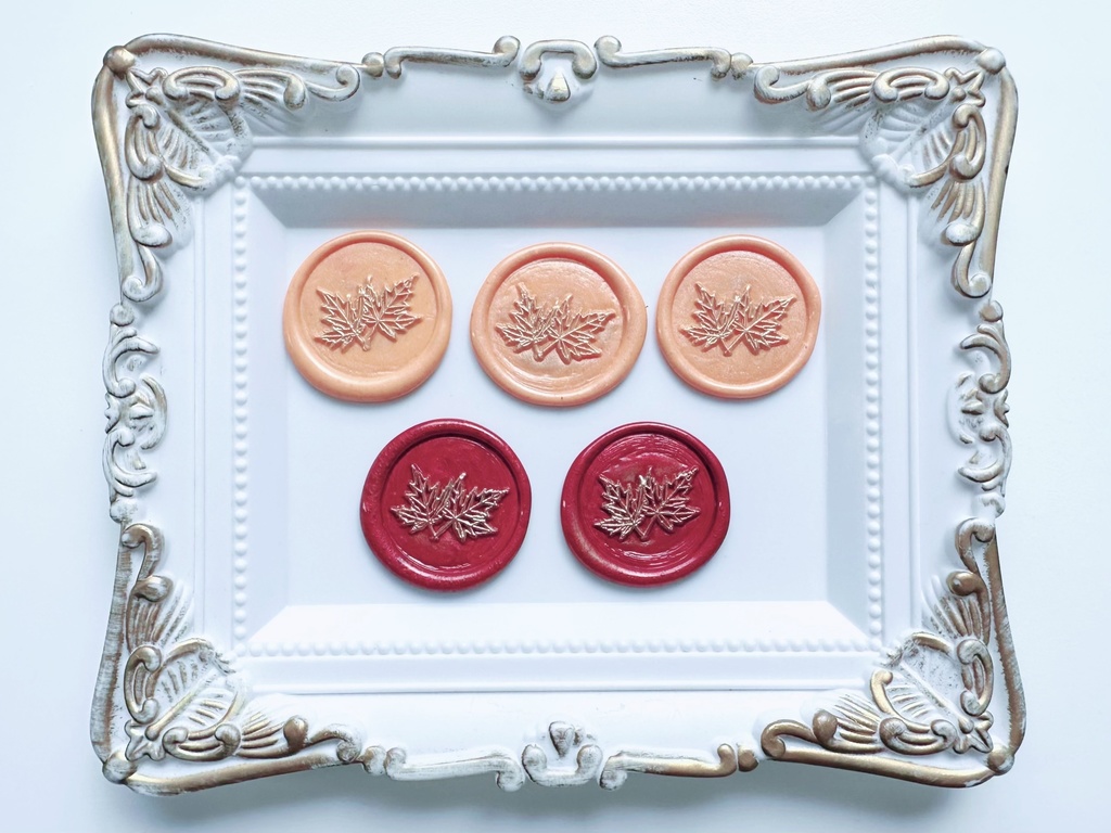 秋のシーリングワックススタンプセット