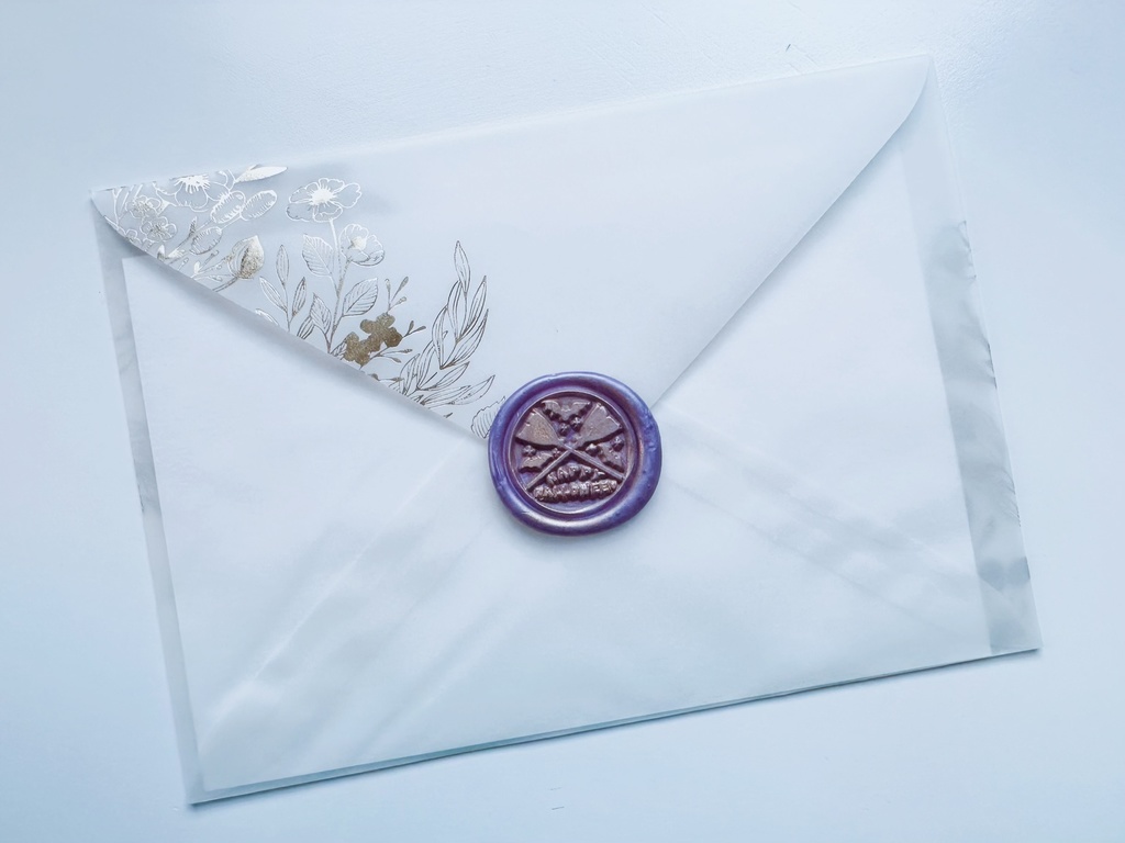 魔女の箒のシーリングワックススタンプセット