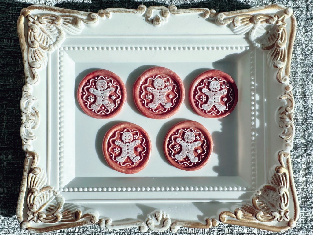 ジンジャークッキーのシーリングスタンプ〜marble〜