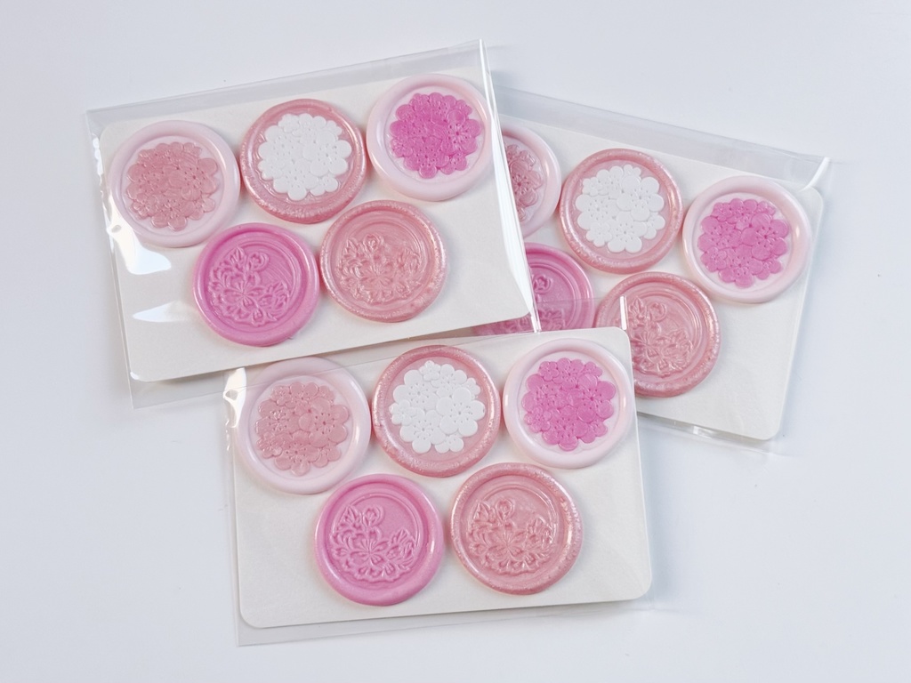 桜のシーリングスタンプセット