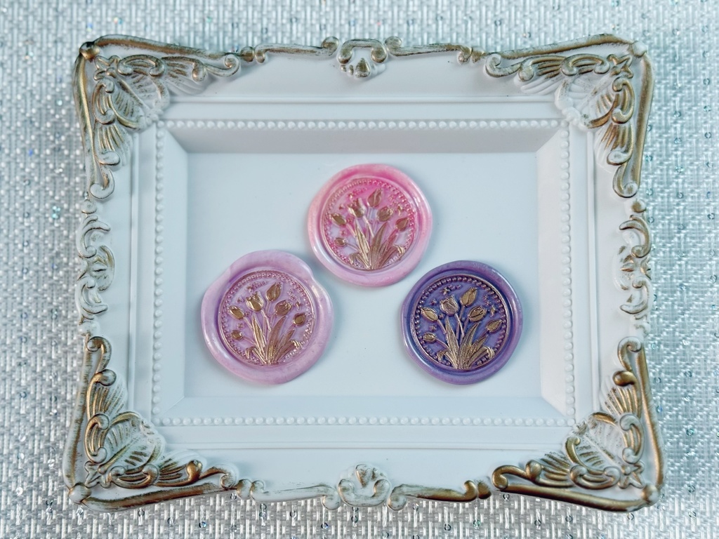 チューリップのシーリングスタンプ〜mix〜