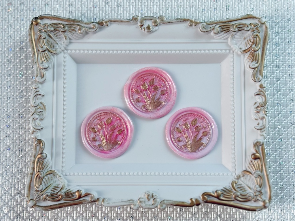 チューリップのシーリングスタンプ〜pink〜