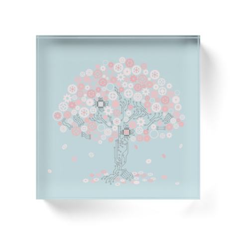 アクリルブロック『開花』