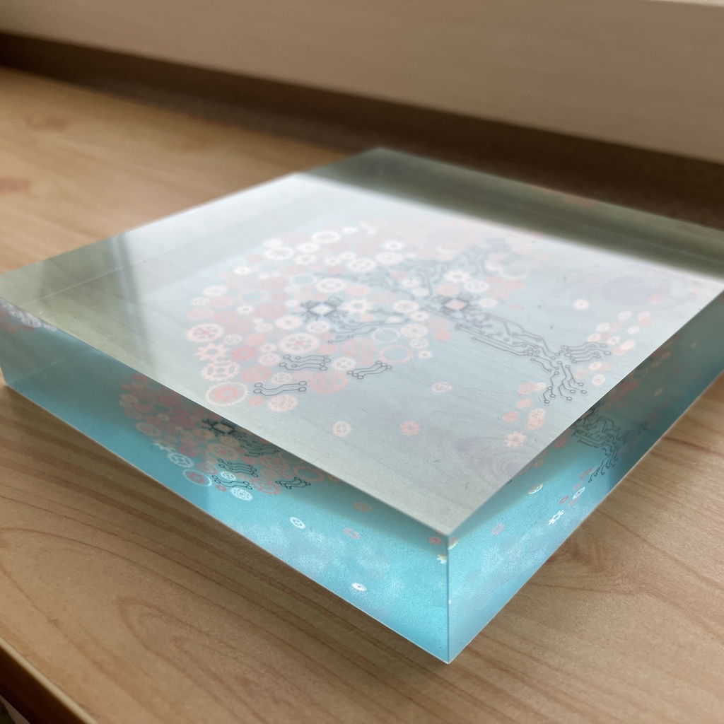 アクリルブロック『開花』