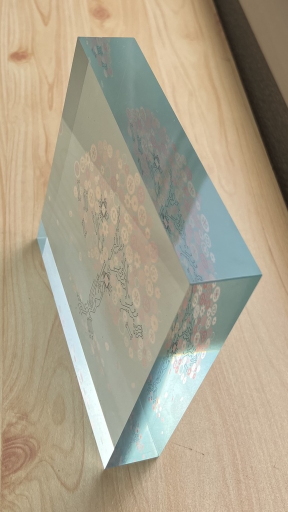 アクリルブロック『開花』