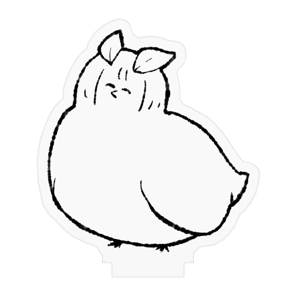 シロマドリアクリルスタンド