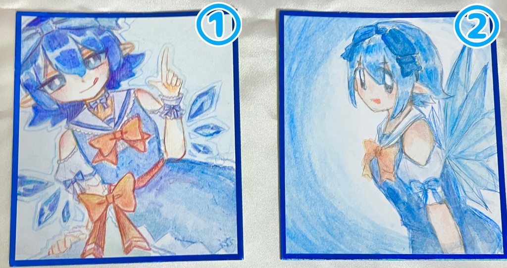 水彩小色紙（Illust:チルピー）