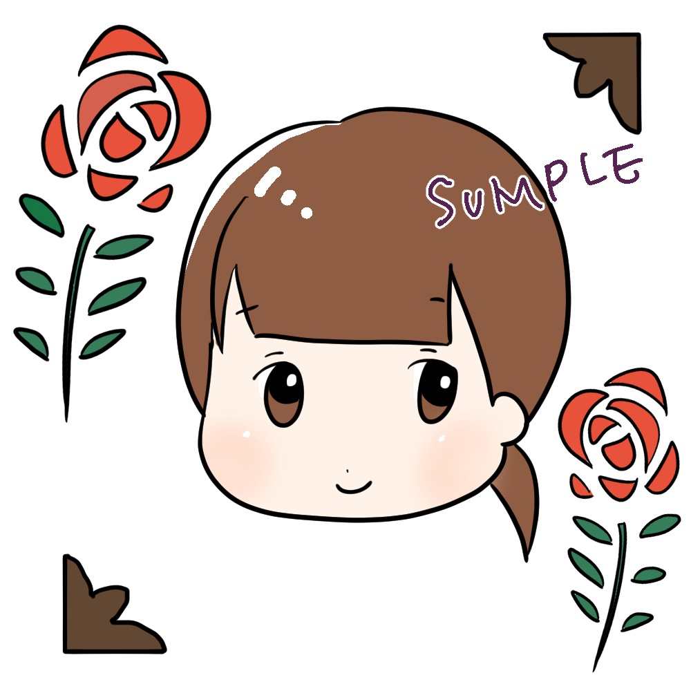 女の子アイコン ローズ Kobepop Booth
