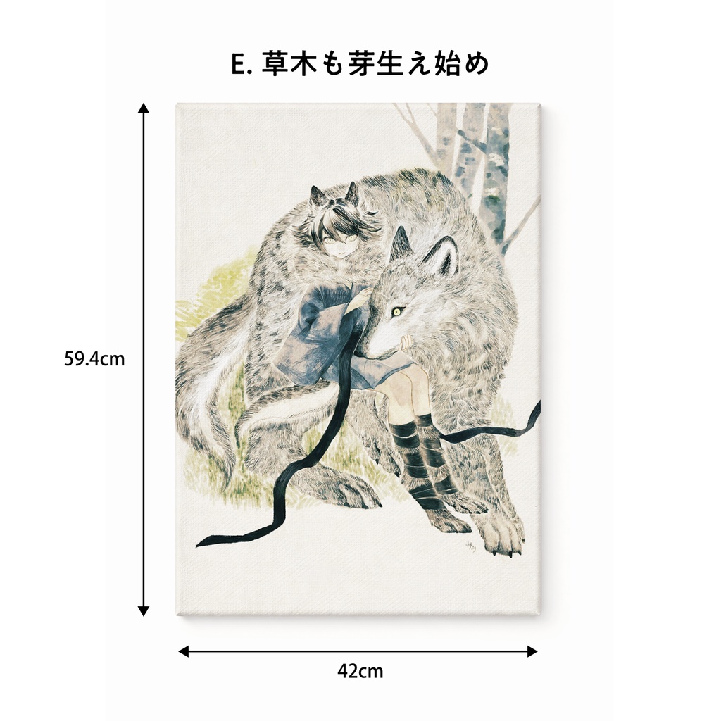 【受注販売】直筆サイン入りキャンバスプリント7種