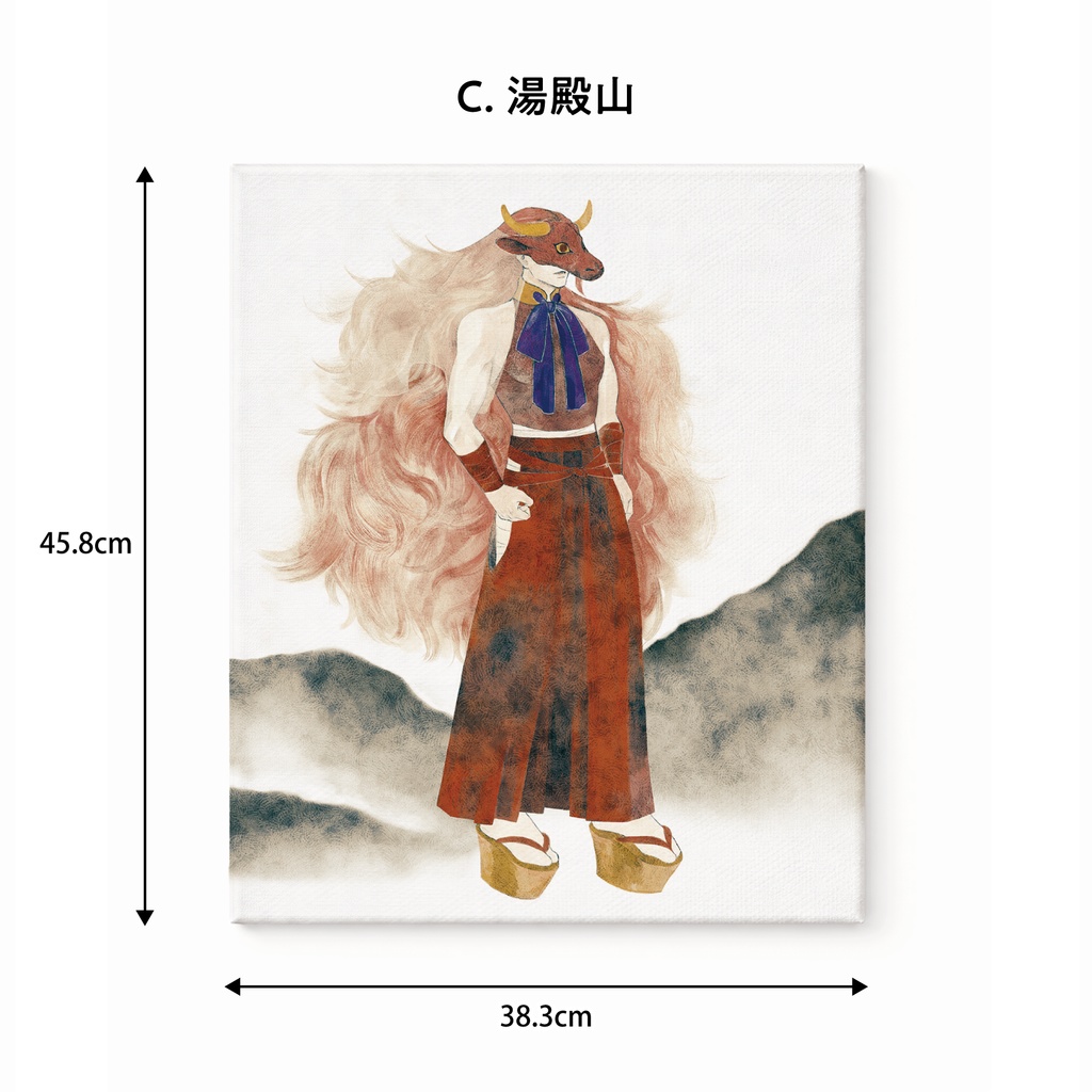 【受注販売】出羽三山神直筆サイン入りキャンバスプリント3種