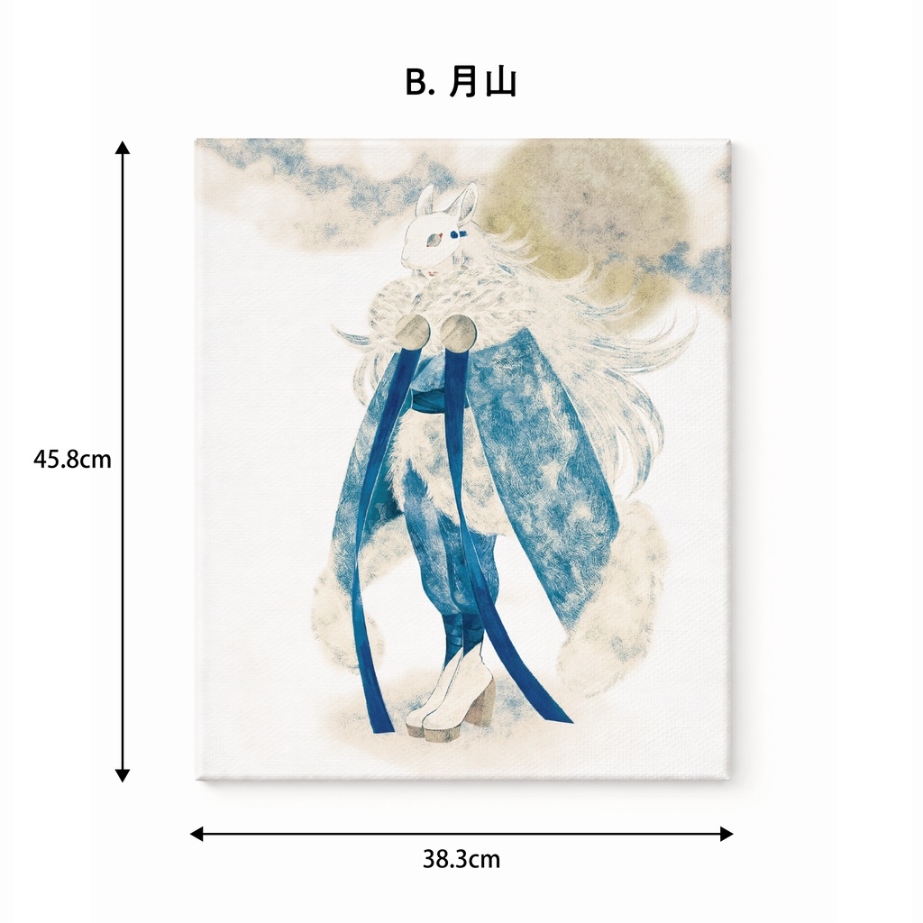【受注販売】出羽三山神直筆サイン入りキャンバスプリント3種