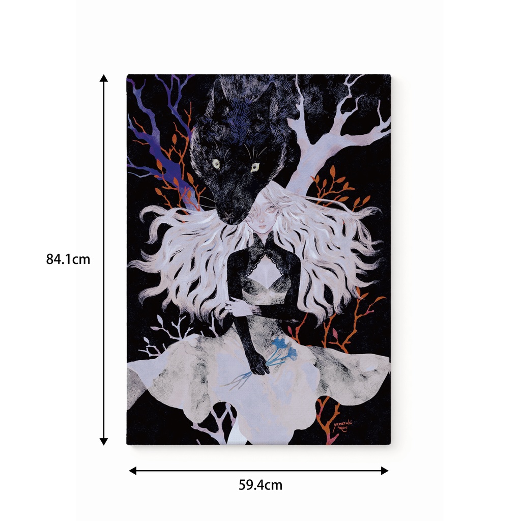 【新月のサバト】直筆サイン入りキャンバスプリント