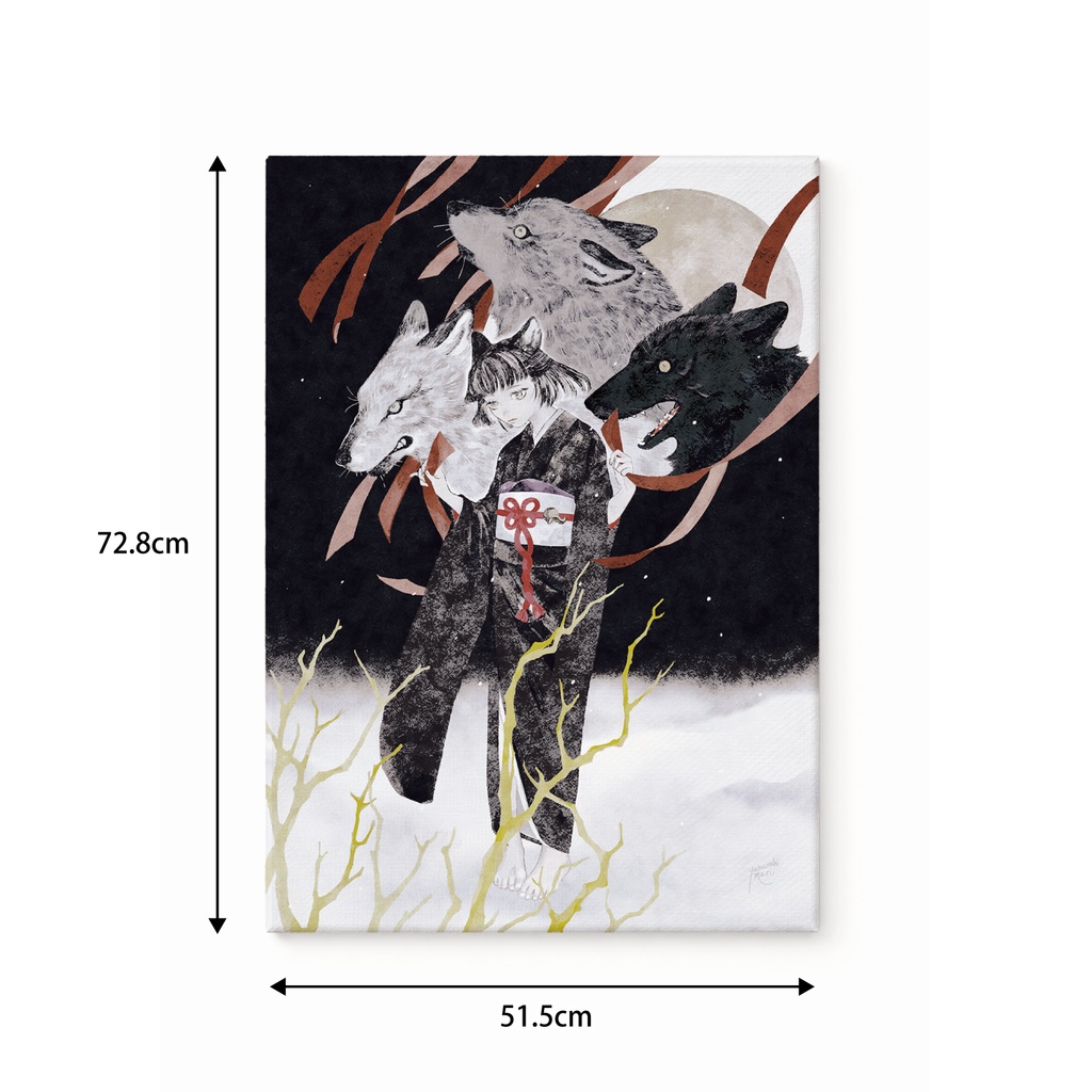 【おいていかないで、連れていって】サイン入りキャンバスプリント