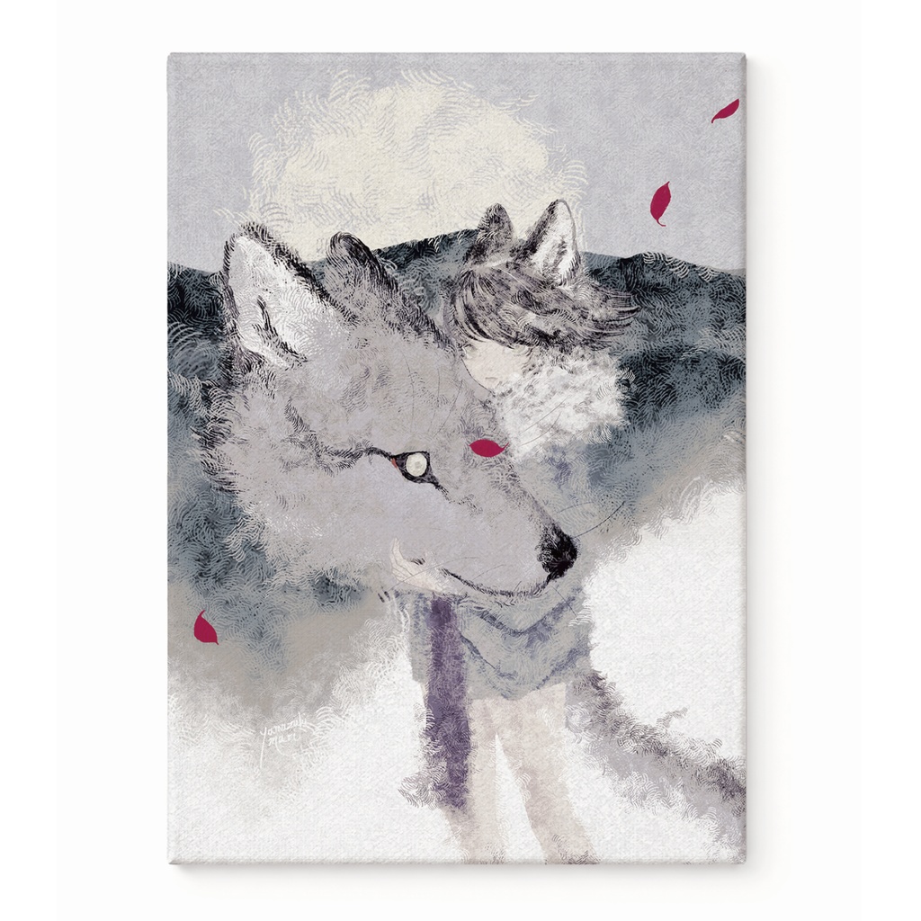 【受注販売】「去し者たちの唄」直筆サイン入りキャンバスプリント