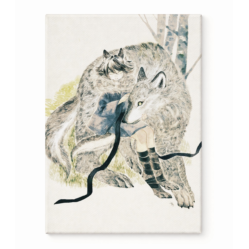 【受注販売】「草木も芽生え始め」直筆サイン入りキャンバスプリント