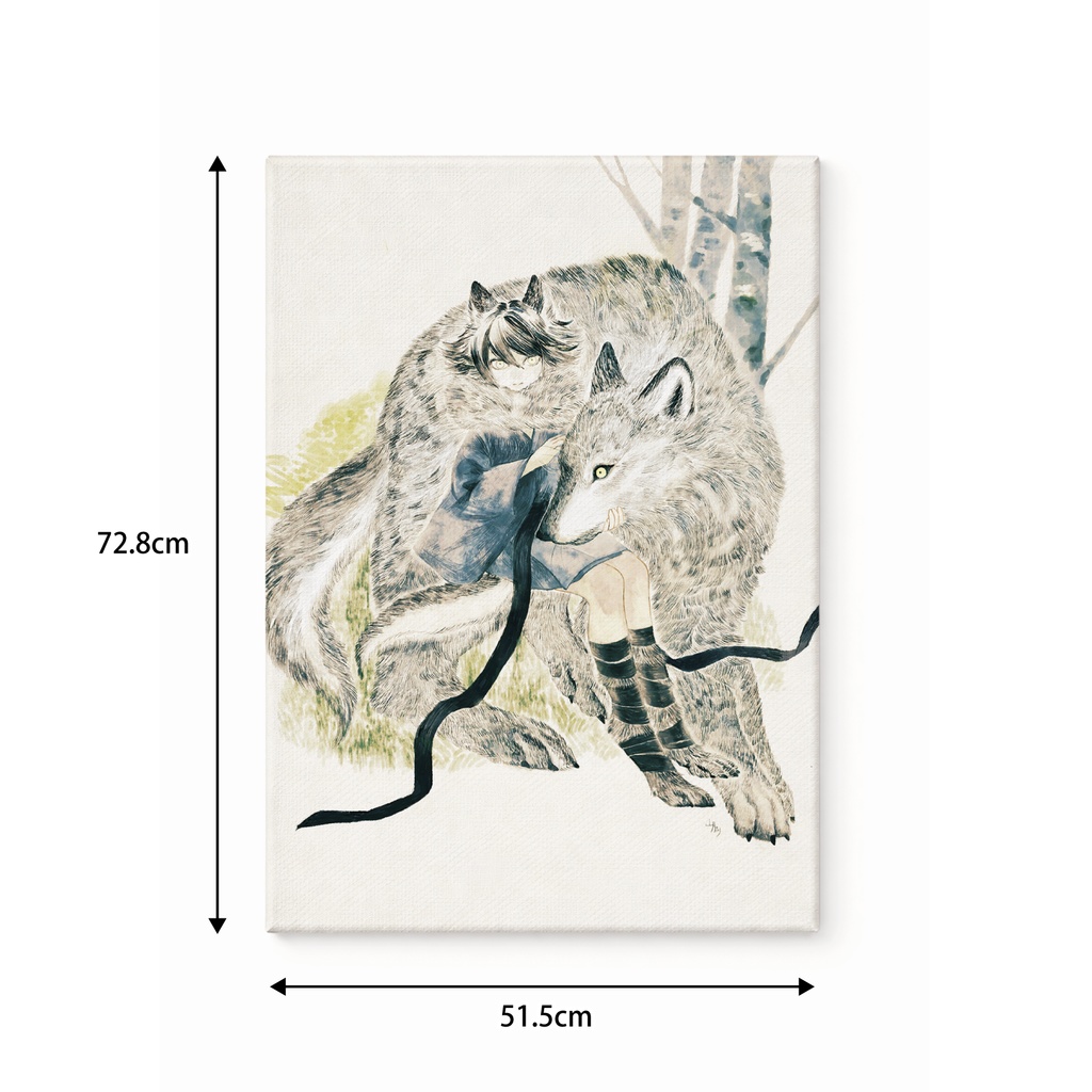 【受注販売】「草木も芽生え始め」直筆サイン入りキャンバスプリント