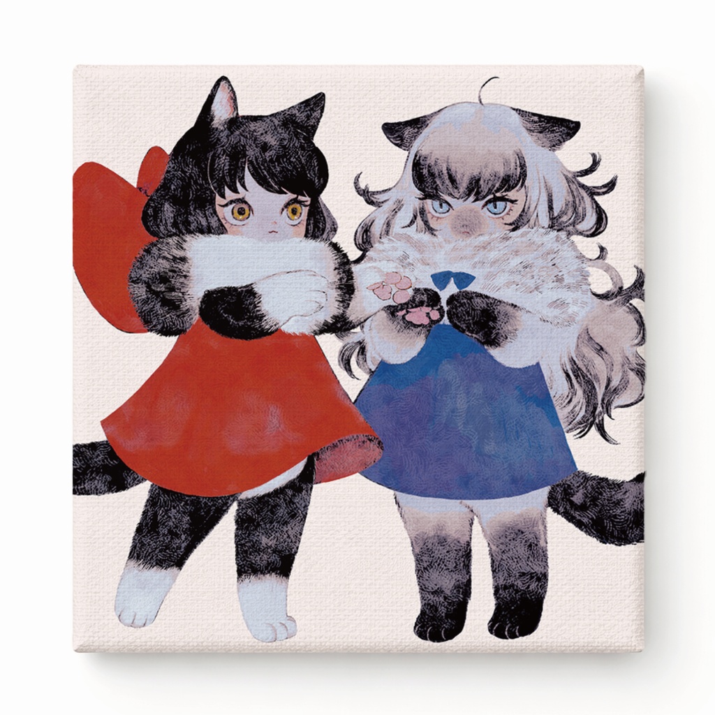 【受注販売】「メイとミィ」直筆サイン入りキャンバスプリント