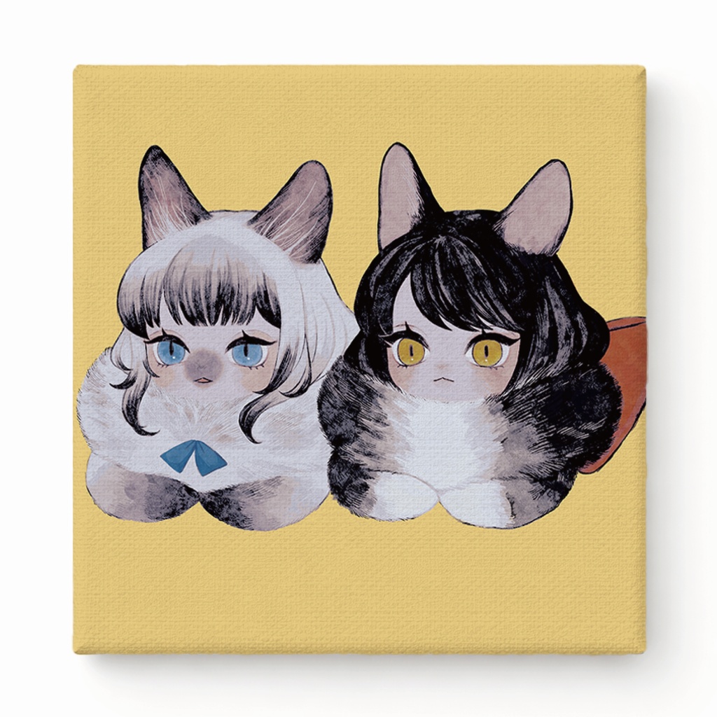 【おててないない】直筆サイン入りキャンバスプリント