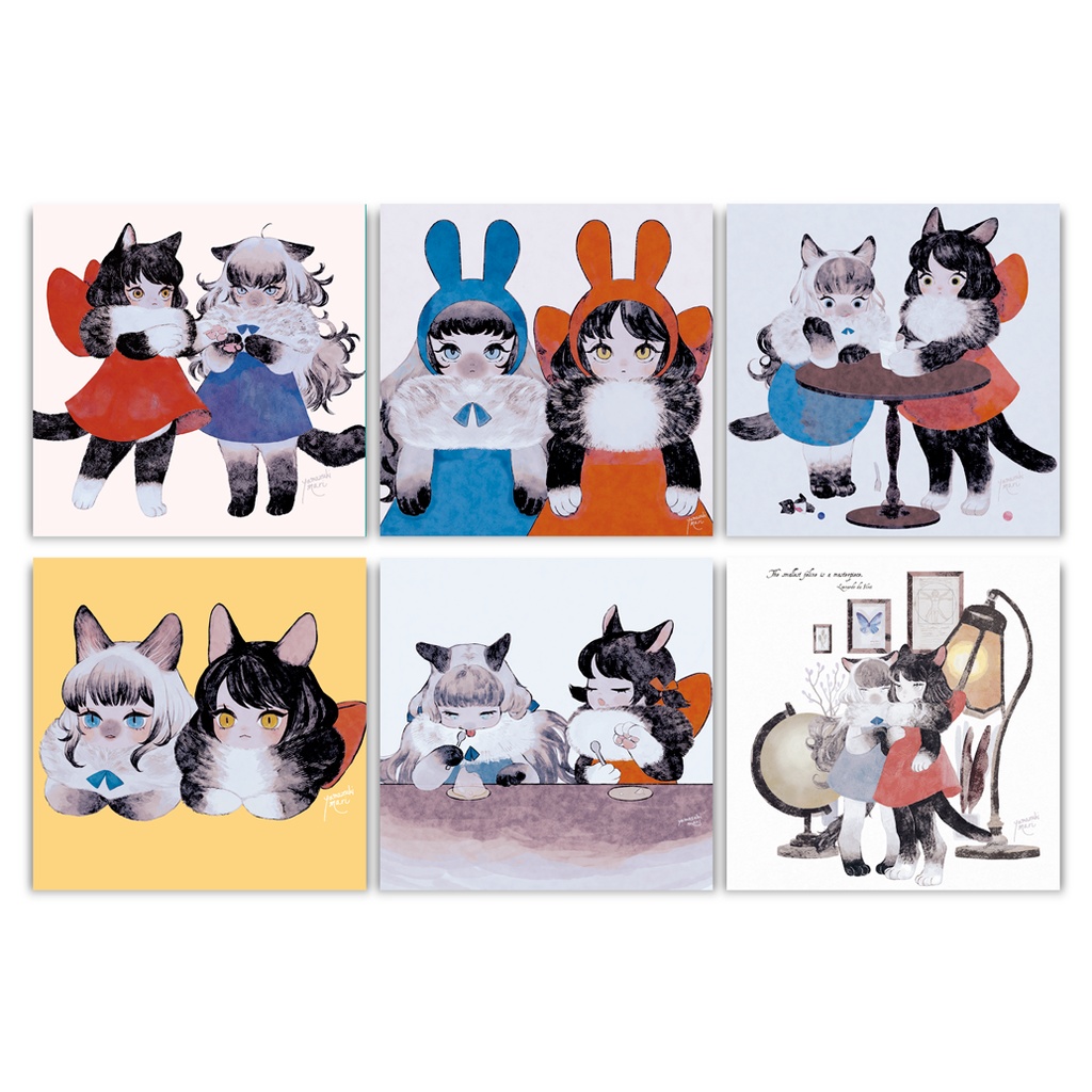 ねこちポストカード6枚セット