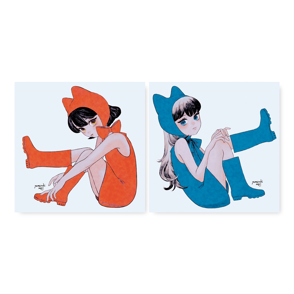 rainy girl ポストカード2枚セット