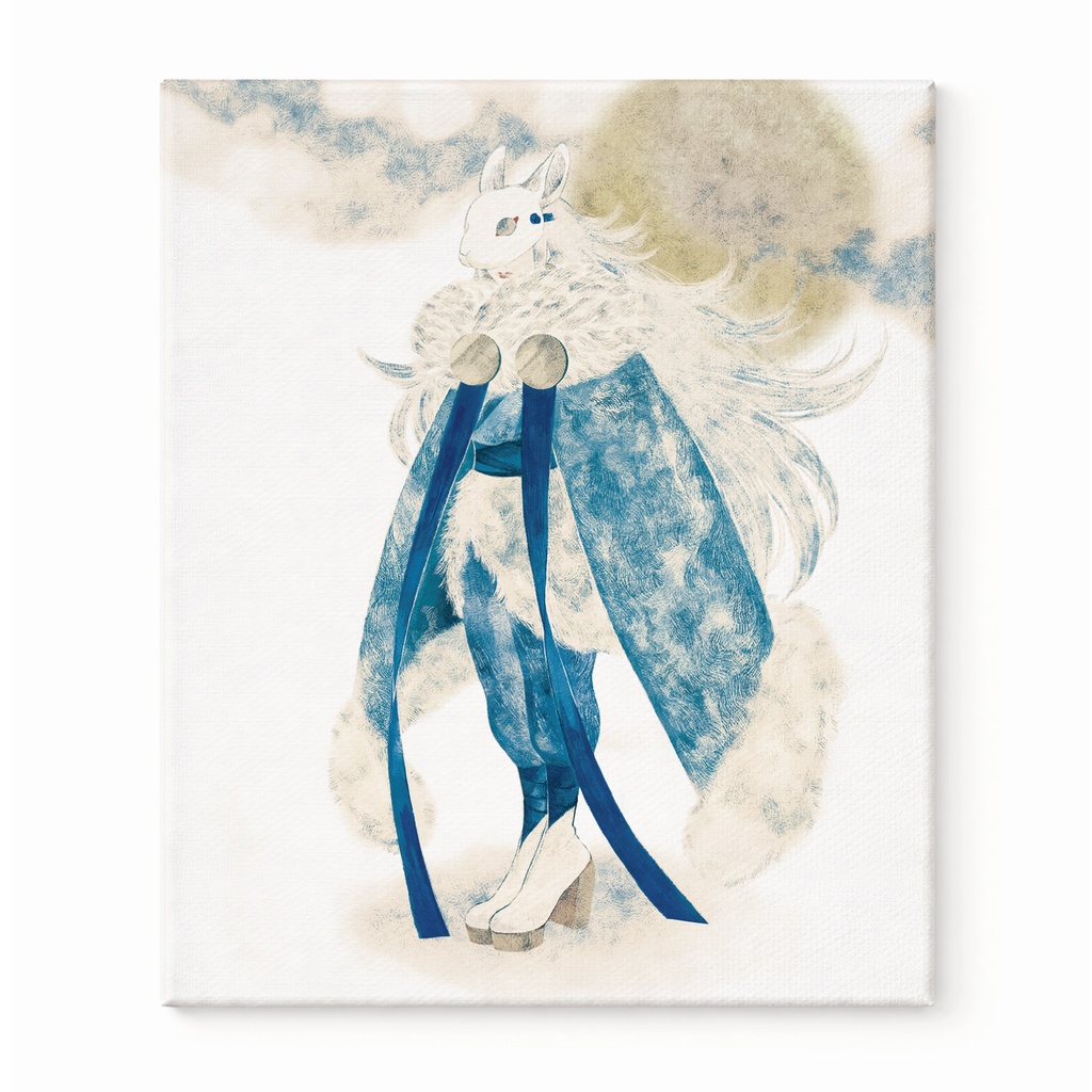 月山神直筆サイン入りキャンバスプリント