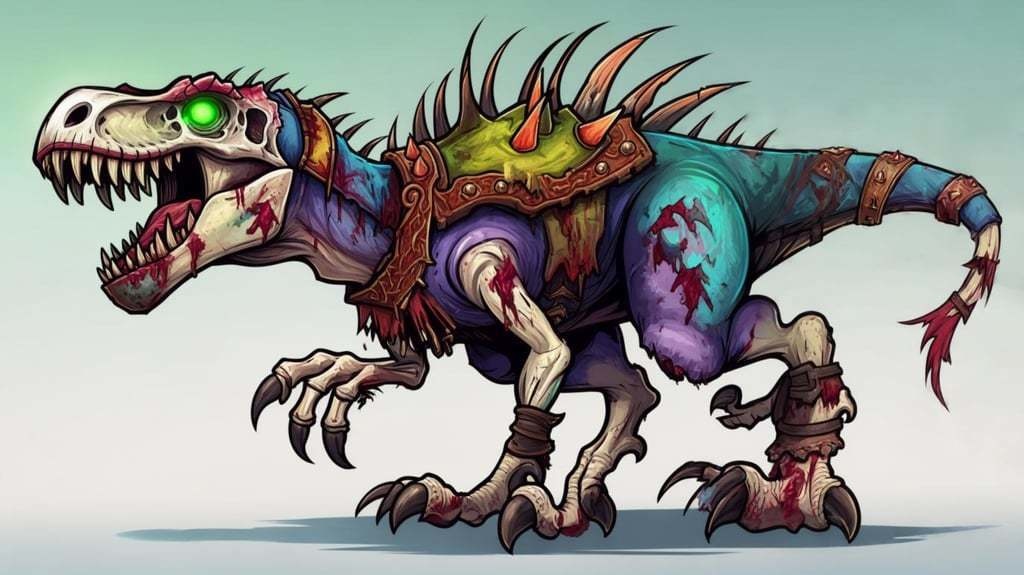 Undead Dino Warrior