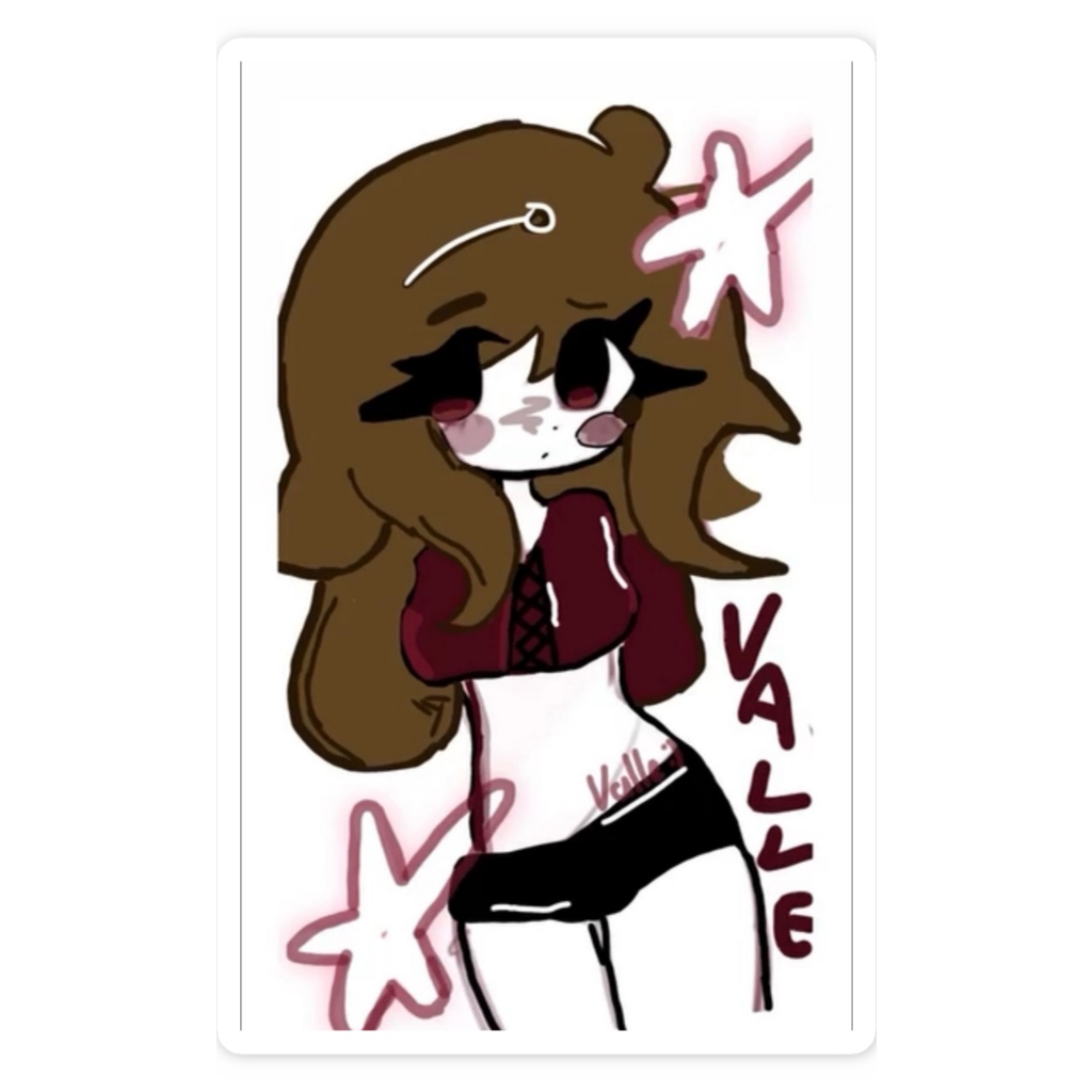 Vallesita phone sticker!❤️🍓