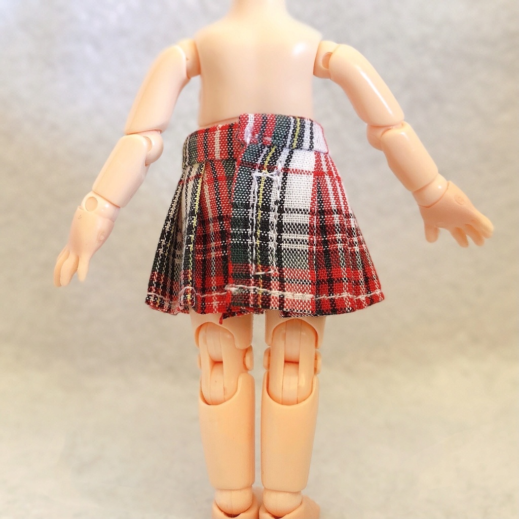 オビツ11 服　プリーツスカート